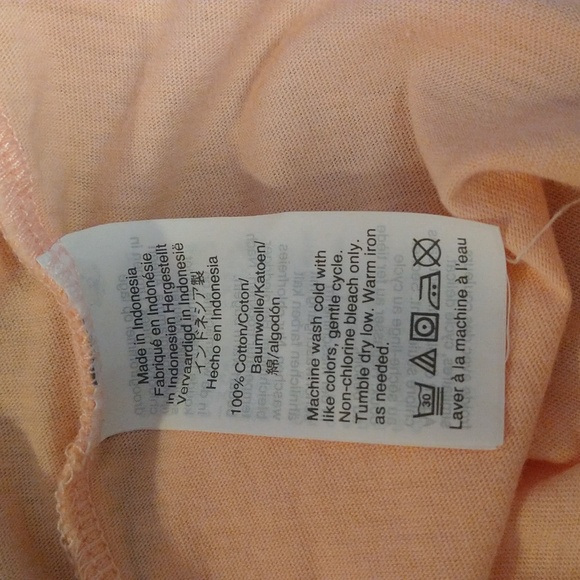 J. Crew peach tee shirt dress Sz XS - Picture 5 of 6